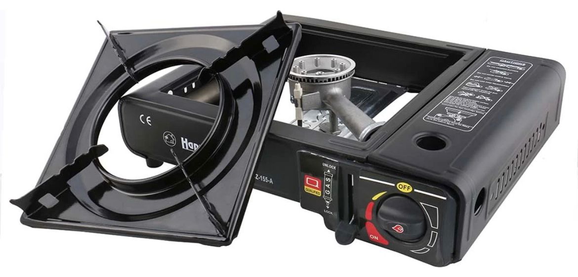 Cocina Portátil a Gas Ultra Compacta: Esencial para Camping, Trekking y Outdoor