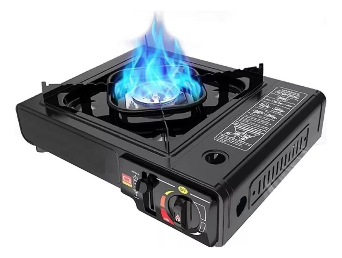 Cocina Portátil a Gas Ultra Compacta: Esencial para Camping, Trekking y Outdoor